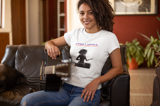 Afro-Latina Tee, Mixed Ancestry, Black And Brown and Proud.  Cultural Pride.