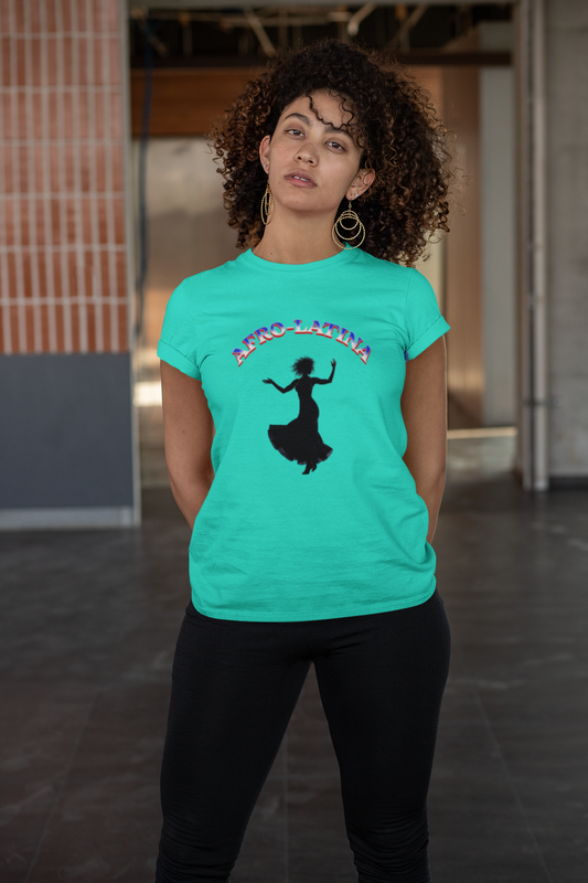 Afro-Latina Dance Tee, Jersey Short Sleeve Tee for Dance Lovers, Perfect for Celebrations, Reggaeton Events, Cultural Appreciation