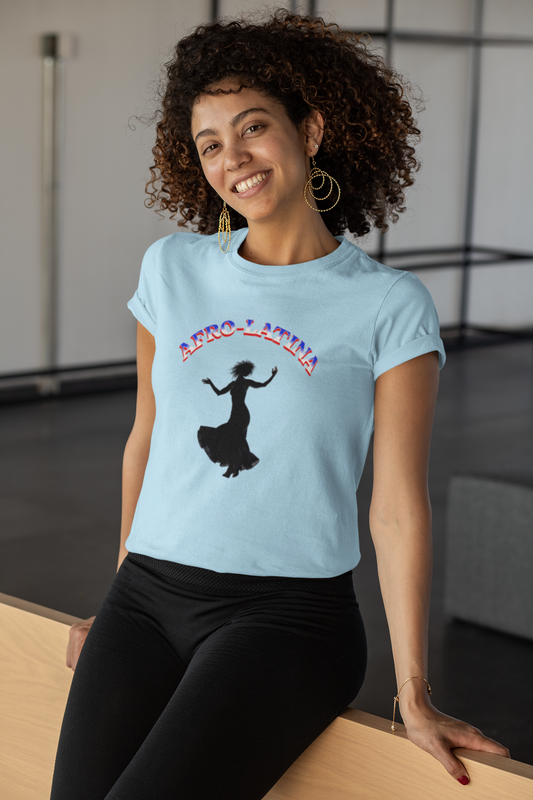 Afro-Latina Dance Tee, Jersey Short Sleeve Tee for Dance Lovers, Perfect for Celebrations, Reggaeton Events, Cultural Appreciation