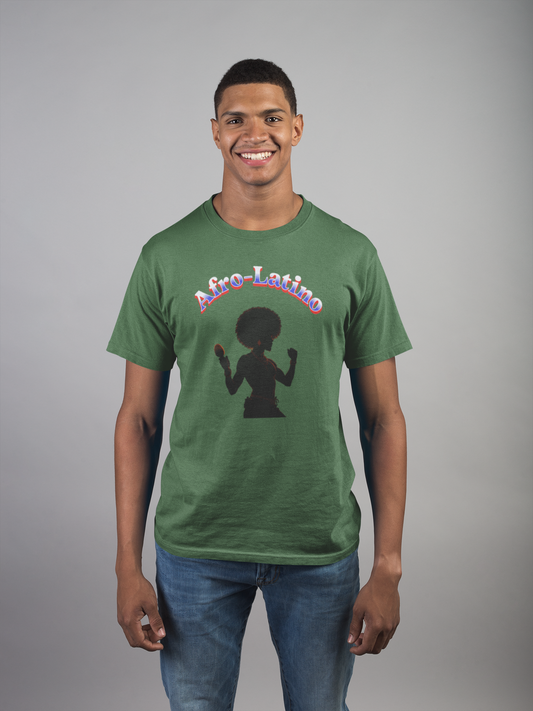 Afro-Latino Celebration Tee, Unisex Jersey Shirt, Cultural Pride T-Shirt, Versatile Casual Wear, Birthday Gift, Music Festival Top