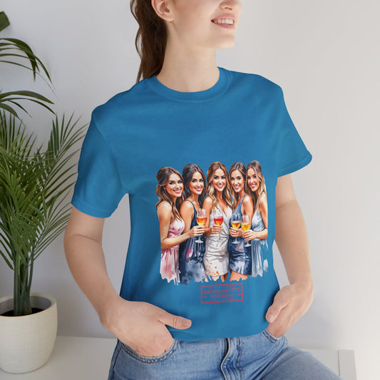 Bride's Babes Short Sleeve Tee | Perfect for Bridal Party, Bachelorette Celebration, Gifts for Bride Tribe, Summer Events