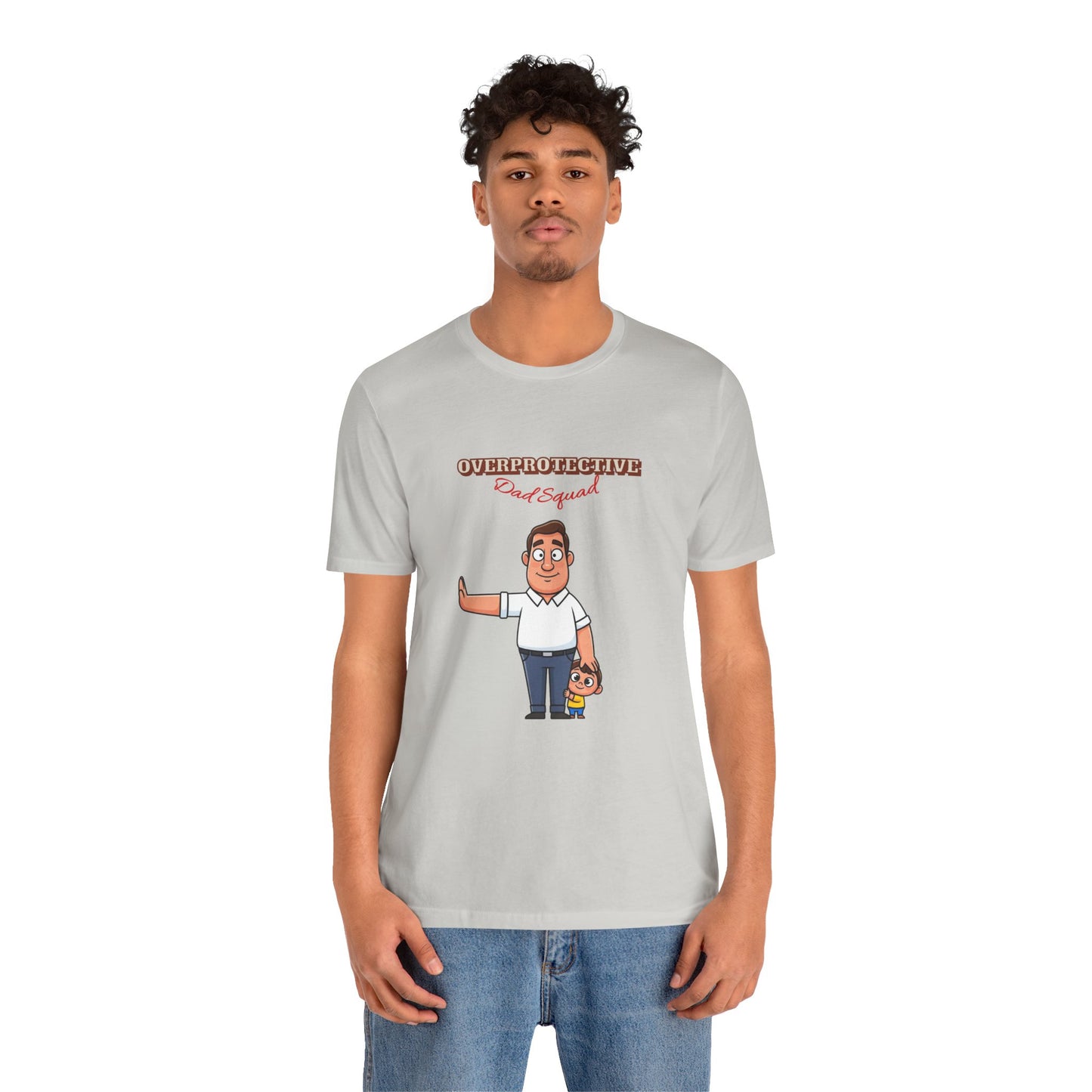 Funny Cartoon Dad T-Shirt, Perfect Father's Day Gift, Unisex Tee for Dads, Quirky Parent Shirt, Casual Everyday Wear