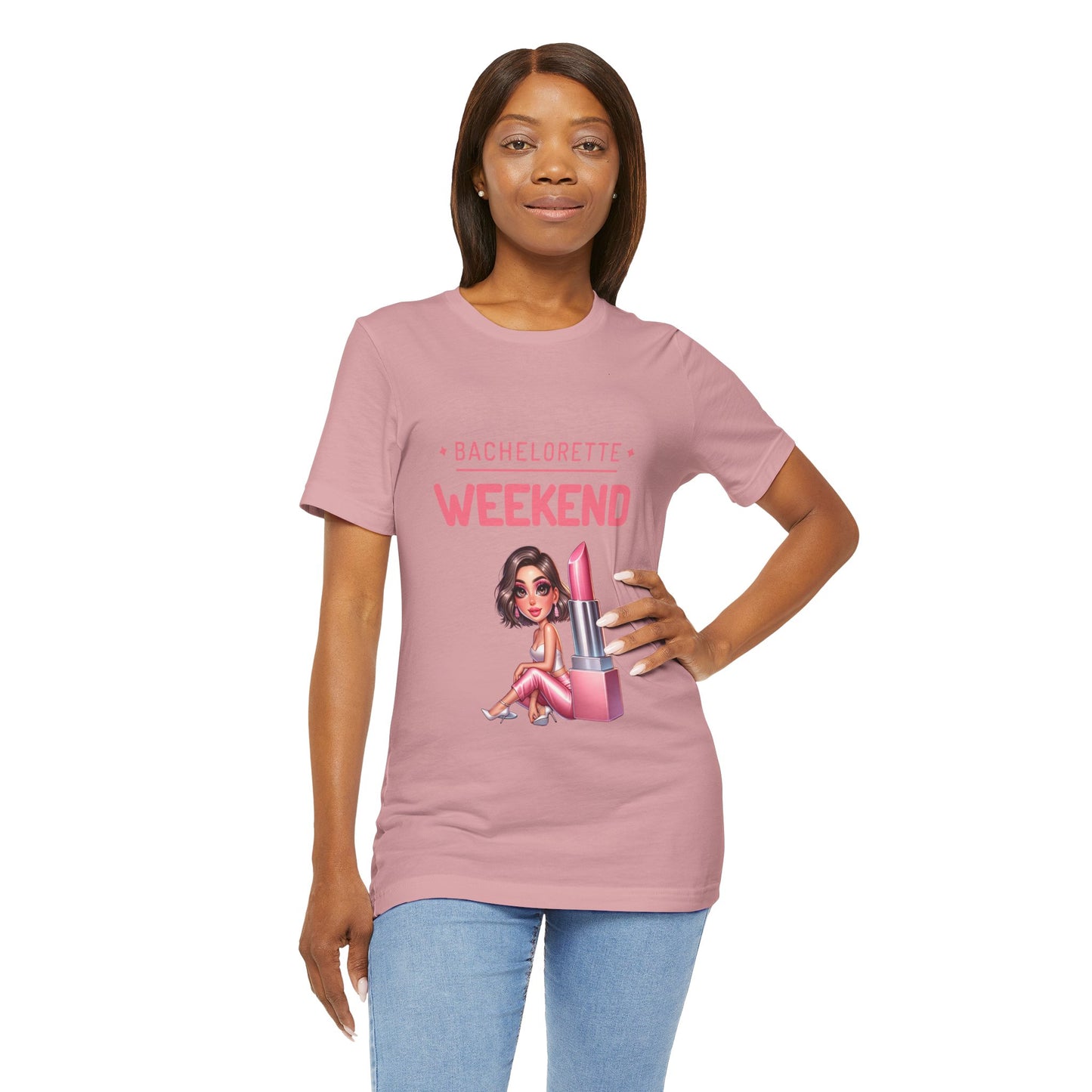 Bachelorette Weekend T-Shirt, Fun Bridal Party Tee, Unisex Shirt for Celebrations, Girls Night Out, Hen Party Attire, Gift for Bridesmaids