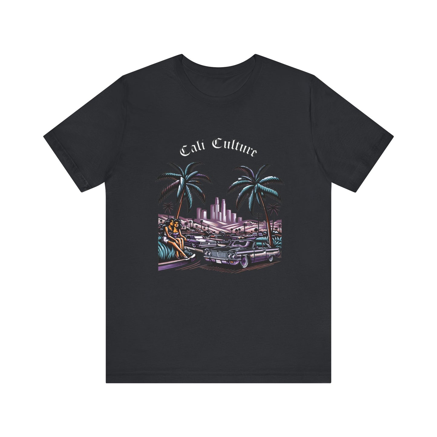 California Lowrider Love Unisex Tee - West Coast Chic, Vintage Car Lover Shirt, Retro Car Enthusiast Top, Hipster California Apparel,