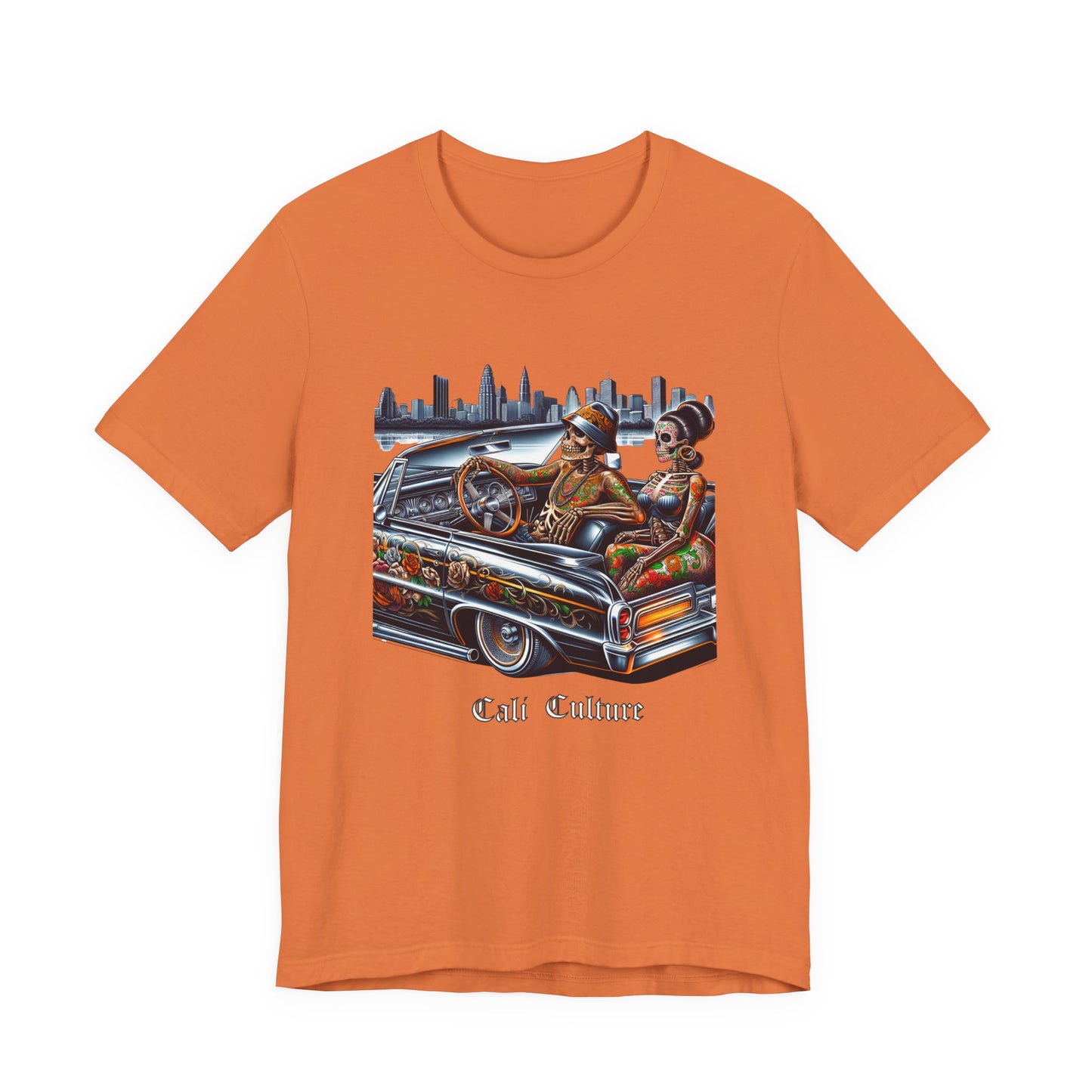 Chicano Lowrider Tee, Unisex T-shirt, Hispanic Pride Shirt, Vintage Car Lover Gift, Mexican American Apparel, Custom Graphic Top