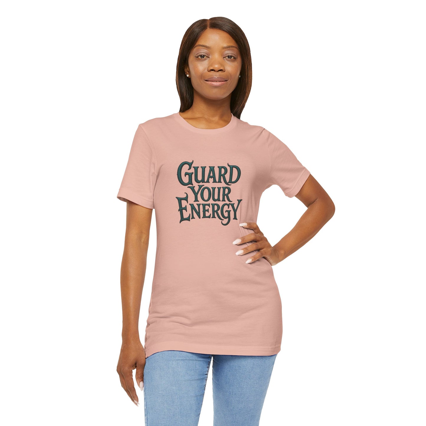 Guard Your Energy Unisex Tee, Positive Vibe Shirt, Motivational Gift, Self-Care Apparel, Everyday Comfort Tee, Spiritual Shirts